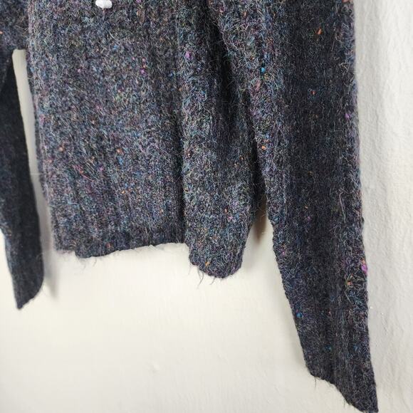 Aerie Offline Ribbed Sweater Hoodie NWT - Charcoal Gray XS - Picture 6 of 12